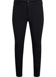 Slim fit broek met zakken, Zwart