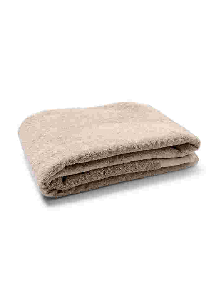 Handdoek van katoenen badstof, Aluminum, Packshot image number 2