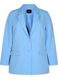 Klassieke blazer met knoopsluiting, Blauw