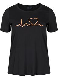 Slaap t-shirt, Black HEART COPPER
