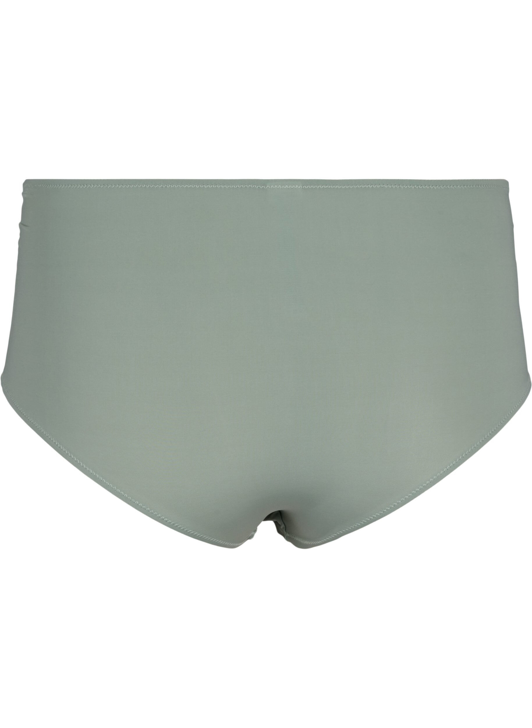 Zizzi Hipsterslip met borduursel en normale taille, Iceberg Green, Packshot image number 1