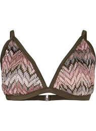 Triangelbikinitop met patroon, Beech AOP