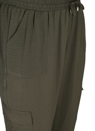 Losse broek met grote zakken, Black Olive, Packshot image number 2