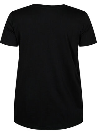 Sport-T-shirt met print, Black w. Mind/Body, Packshot image number 1