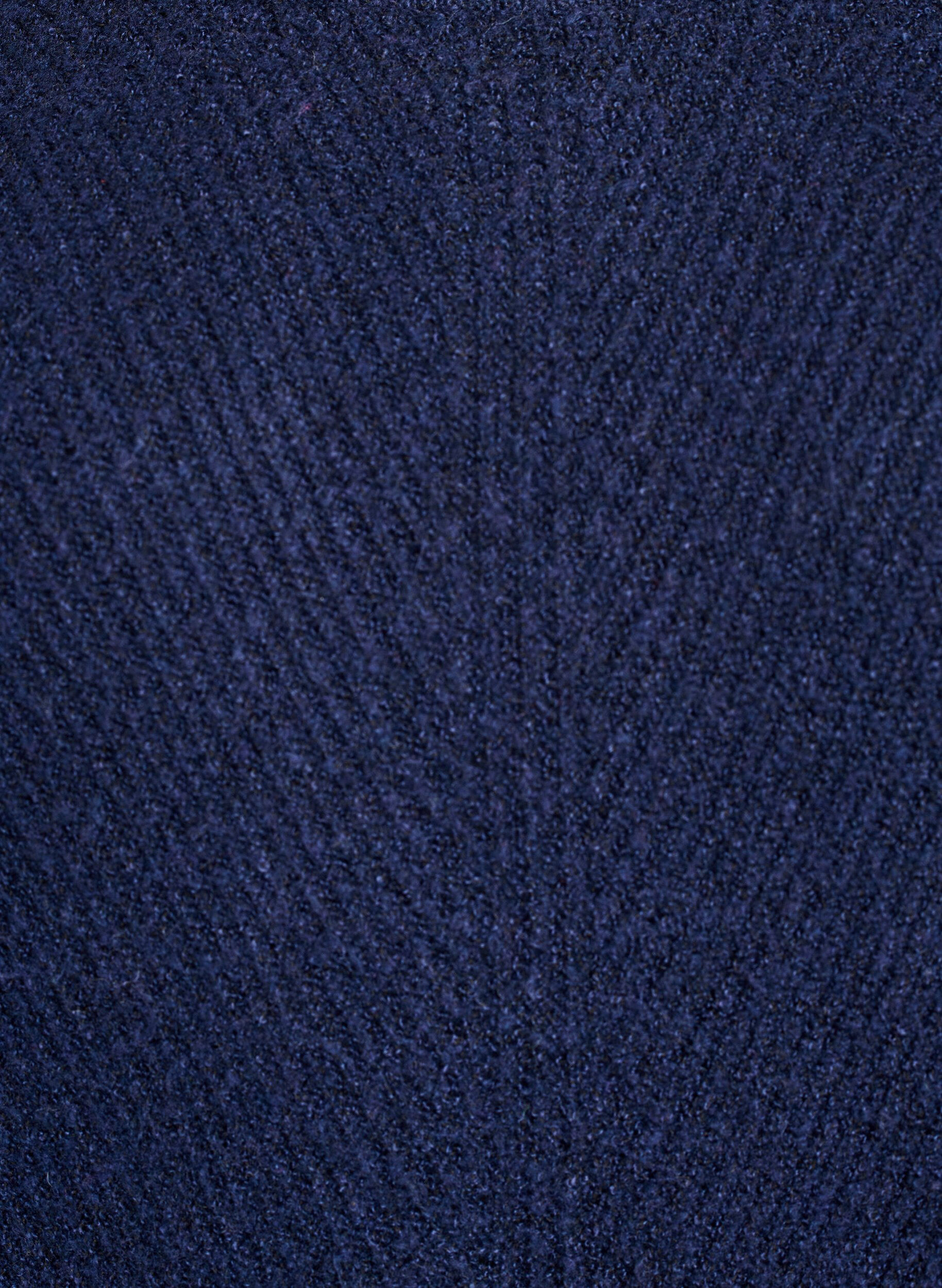 ZizziGebreide trui met diagonale structuur en raglanmouwen, Blauw, Packshot image number 2