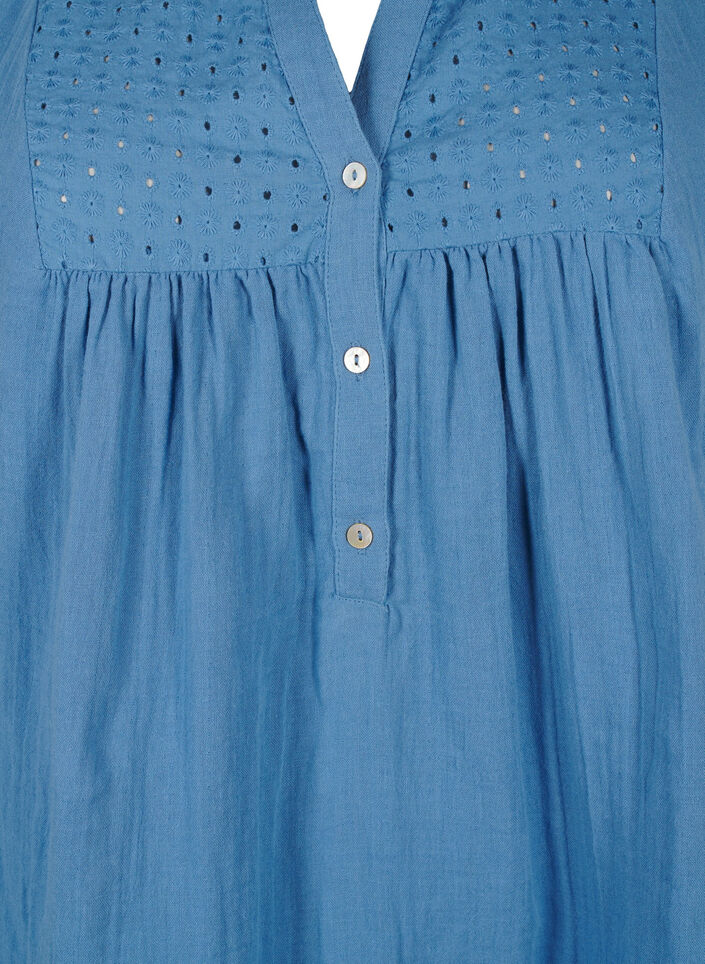 Katoenen tuniek met broderie anglaise, Riverside, Packshot image number 2