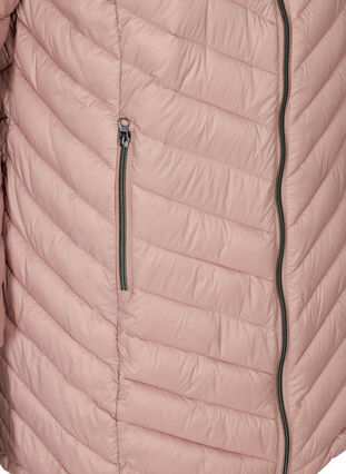 Lange lichte gewatteerde jas , Burlwood, Packshot image number 3