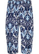 Viscose culotte broek met print, Blue Ethnic AOP, Packshot image number 0