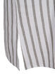Gestreepte tuniek van linnen-viscose mix, White Stripe, Packshot image number 3