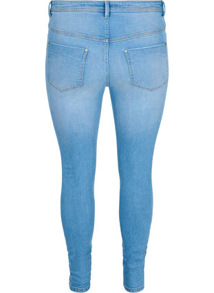 Super slim Amy jeans met rits, Light blue, Packshot image number 1