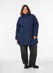 Waterdichte parka met capuchon, Blauw, Model image number 1