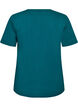 T-shirt met V-hals, Groen, Packshot image number 1