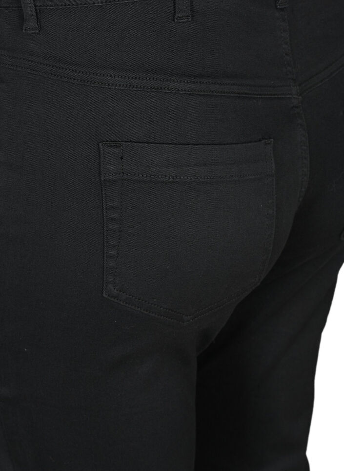 Amy capri jeans met hoge taille en super strakke pasvorm, Zwart, Packshot image number 3