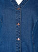 Korte denim jurk met V-hals, Blauw, Packshot image number 2