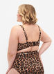 Bikinibeha met luipaardprint en kruisdetail, Autentic Leopard, Model image number 1