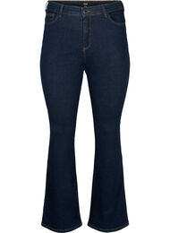 Ellen bootcut jeans met hoge taille, Raw Unwash