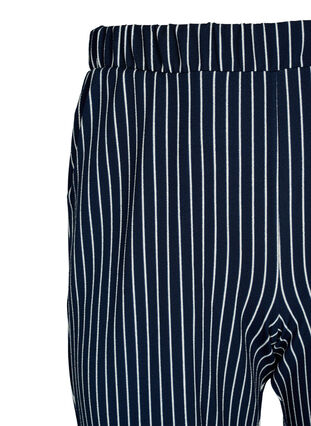 Losse broek met 7/8 lengte, Navy Blazer Stripe, Packshot image number 2