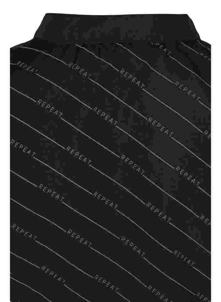 Sportjack met reflecterende opdruk, Black w- ReflexPrint, Packshot image number 3