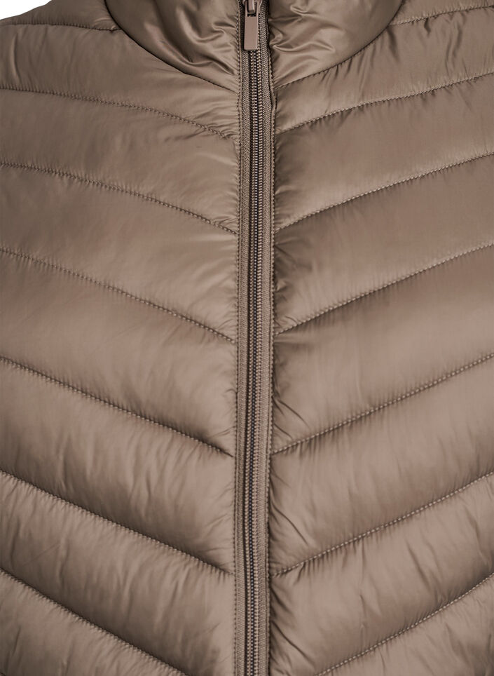 Lichtgewicht jas met zakken, Bruin, Packshot image number 2