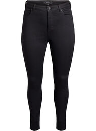 Super slim Amy jeans met hoge taille, Zwart