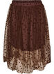 Midi-tule rok met hartjes, Bruin, Packshot image number 0