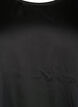 Satijnen blouse met halflange mouwen, Black, Packshot image number 2
