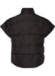 Puffer gilet met verstelbare taille, Zwart, Packshot image number 1