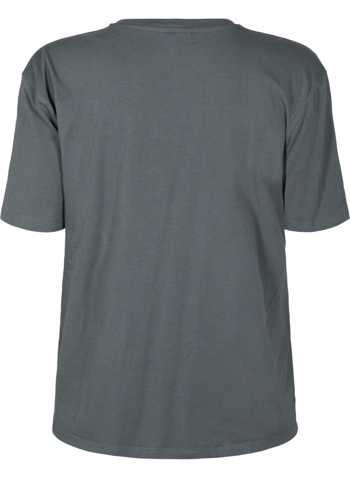 Sportief T-shirt in biologische katoen, , Packshot image number 1