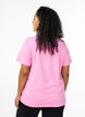 FLASH - T-shirt met V-hals, Roze, Model image number 2