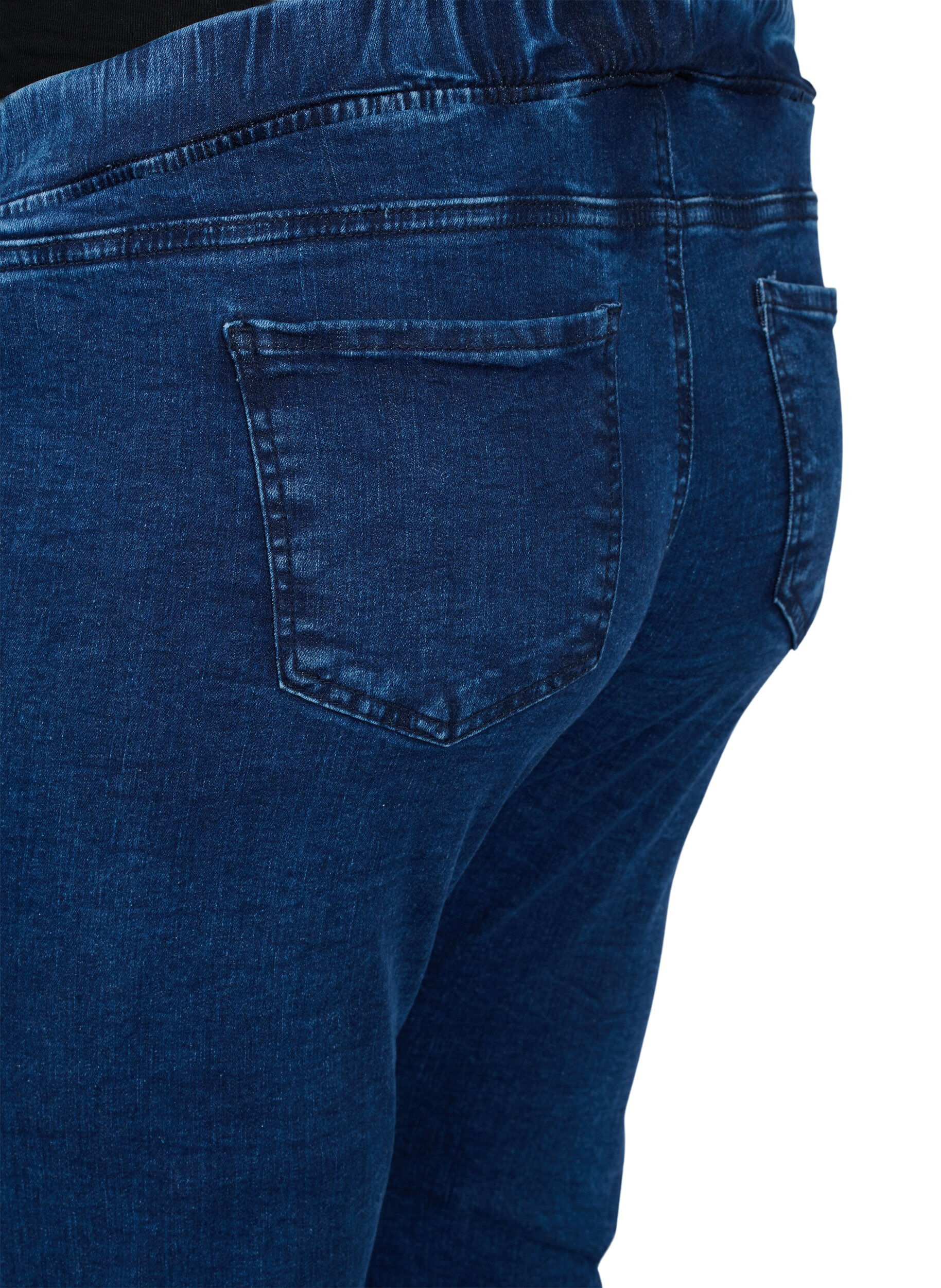 Zizzi Zwangerschapsjegging met achterzakken, Dark blue, Packshot image number 3