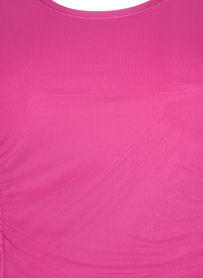 Aansluitende jurk met draperingen, Fuchsia Red, Packshot image number 2