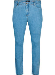Amy jeans met een hoge taille en super slanke pasvorm, Light Blue