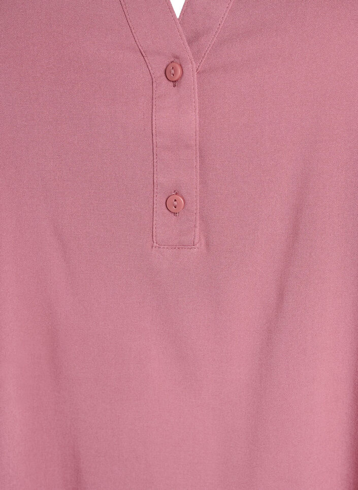 Mouwloze viscose blouse, Roze, Packshot image number 2