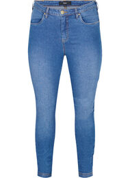 Extra hoog getailleerde Bea jeans met super slanke pasvorm, Light blue