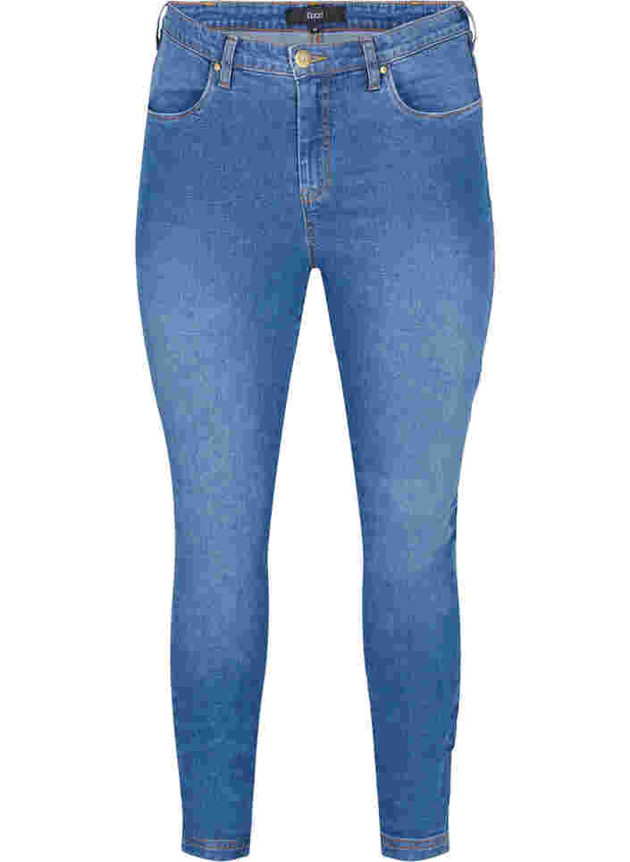 Extra hoog getailleerde Bea jeans met super slanke pasvorm, Light blue, Packshot image number 0