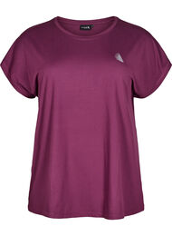 Effen gekleurd T-shirt voor sporten, Paars