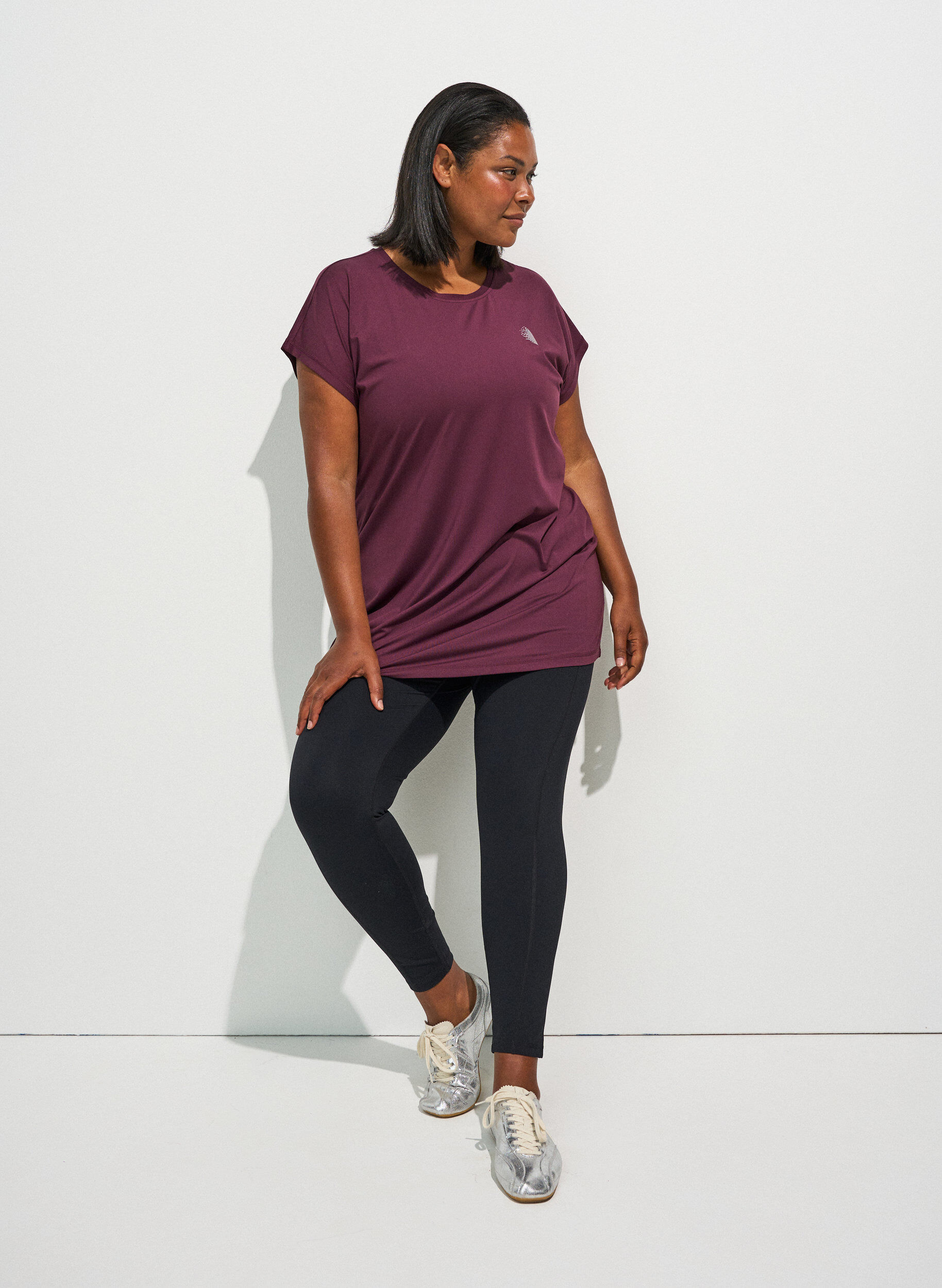 ZizziLang workout T-shirt, Rood, Model image number 1
