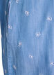 Lyocell jurk met een denimlook en geborduurde bloemen, Blauw, Packshot image number 3