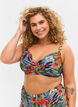 Bikinitop met print en beugel, Citadel AOP, Model image number 0