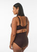 Bikinibroekje met high waist, Bruin, Model image number 1