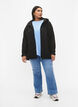 Korte softshell jas met zakken, Black, Model image number 3