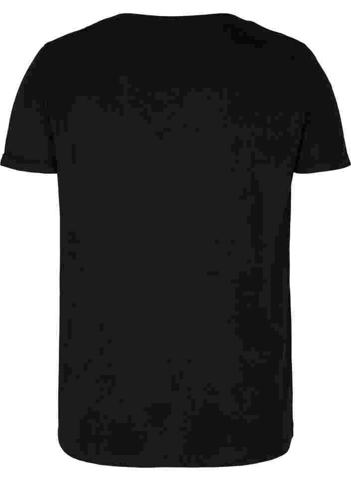 Trainingsshirt met print, Black Big A, Packshot image number 1