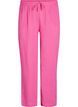 FLASH - Broek met rechte pijpen en een hoge taille, Roze, Packshot image number 0