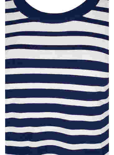 Gebreide jurk met lange mouwen, Peacoat W. Stripes, Packshot image number 2