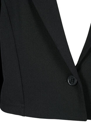 Korte blazer met knoop, Black, Packshot image number 2