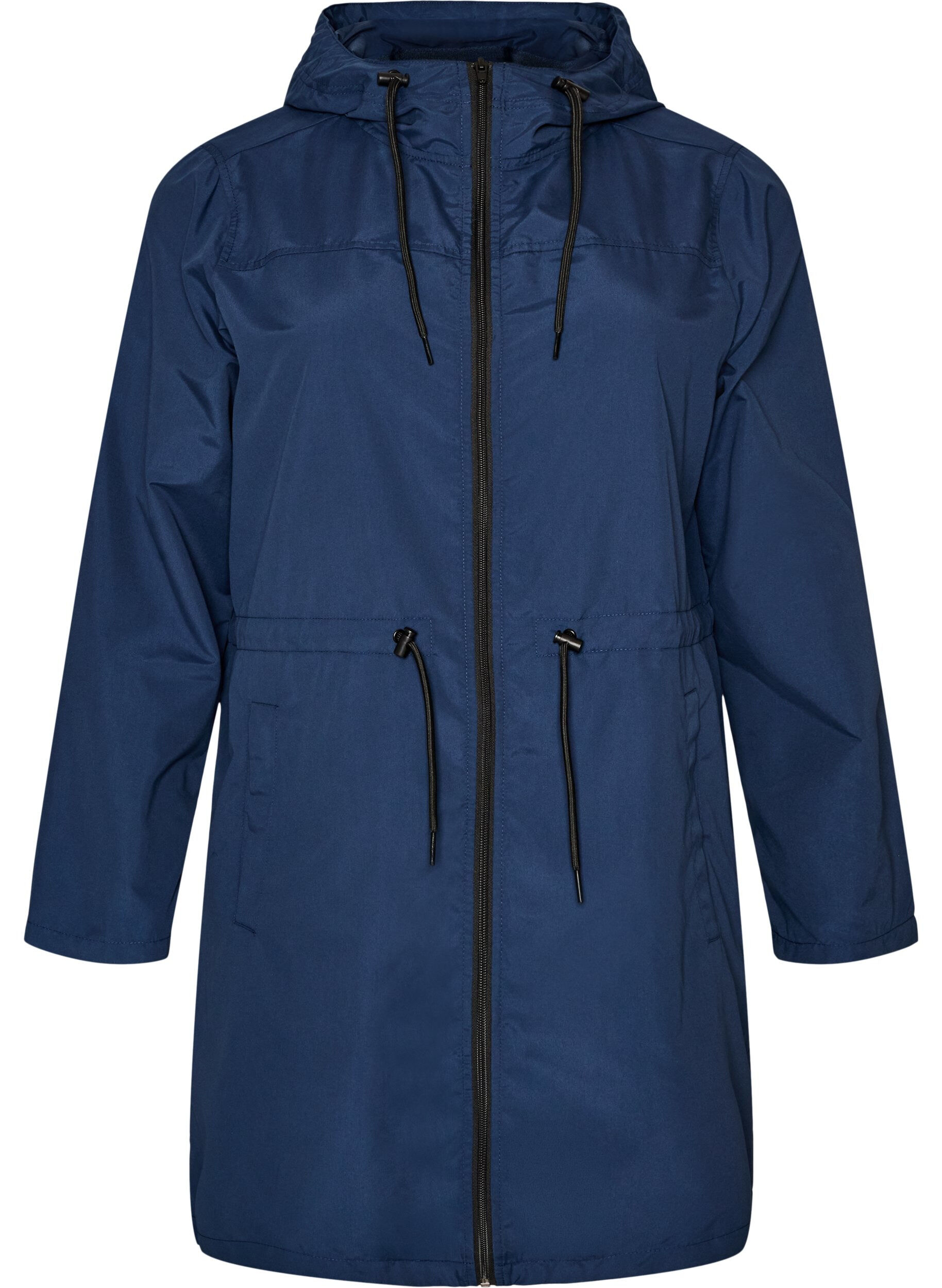 ZizziLichtgewicht parka met een capuchon, Blauw, Packshot image number 0