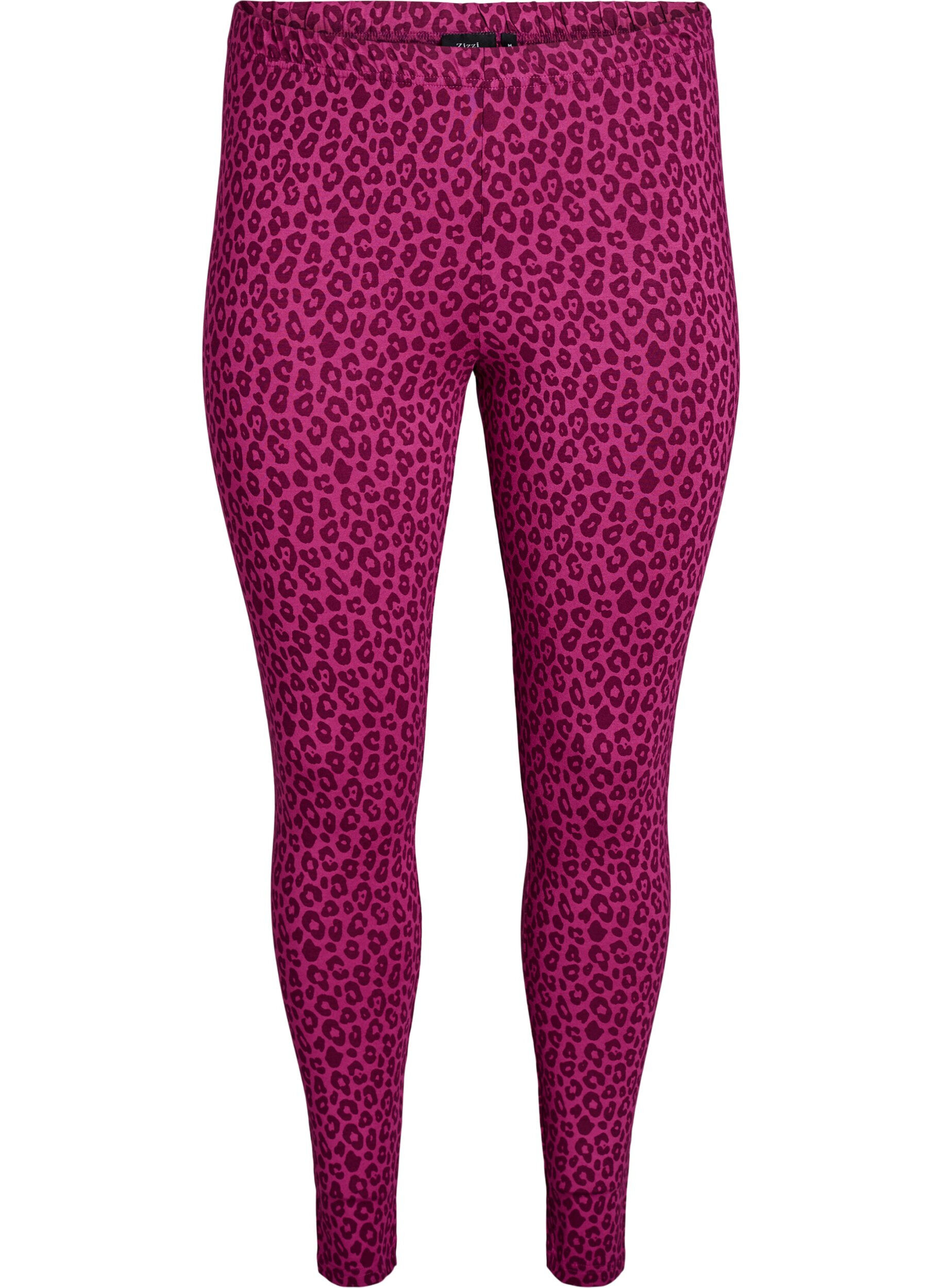 Enkellange leggings in viscose stof