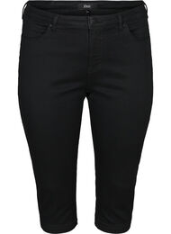 High waist Amy capri jeans met super slim fit, Black, Packshot