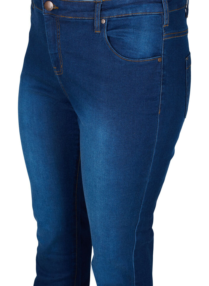 Slim fit Emily jeans met normale taille, Blauw, Packshot image number 2