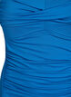 Gewatteerd badpak met draperie, Blauw, Packshot image number 2